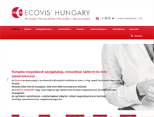 Tablet Screenshot of ecovis.hu